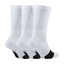 Nike Elite Everyday Basketball sukat 3-pack valkoinen