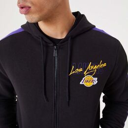 New Era Los Angeles Lakers NBA Script hupparitakki musta