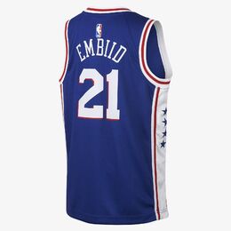 Nike Philadelphia 76ers Joel Embiid Swingman pelipaita junior sininen