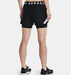 Under Armour Play Up 2-in-1 Shortsit musta