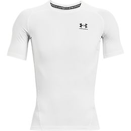 Under Armour HeatGear Kompressiopaita lyhythihainen valkoinen