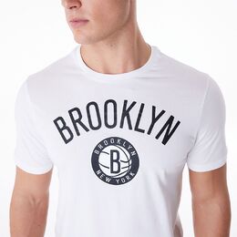 New Era Brooklyn Nets Regular T-Paita 2023 valkoinen