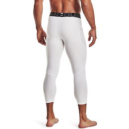 Under Armour HeatGear 3/4 kompressiohousut valkoinen