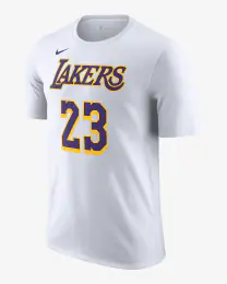 NIKE LAKERS LEBRON JAMES N&N T-PAITA