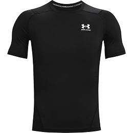 Under Armour HeatGear Kompressiopaita lyhythihainen musta