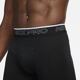 Nike Pro Dri-FIT pitkät kompressioshortsit musta