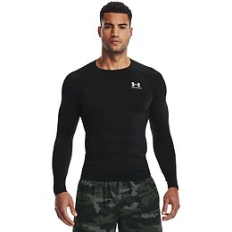 Under Armour HeatGear Kompressiopaita pitkähihainen musta