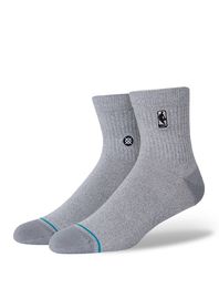 Stance NBA Logoman ST QTR lyhytvartiset sukat harmaa