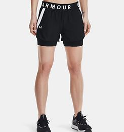 Under Armour Play Up 2-in-1 Shortsit musta