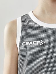 Craft Progress hihaton kääntöpaita junior musta/valkoinen