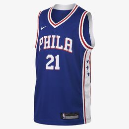 Nike Philadelphia 76ers Joel Embiid Swingman pelipaita junior sininen