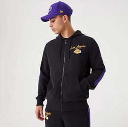 New Era Los Angeles Lakers NBA Script hupparitakki musta