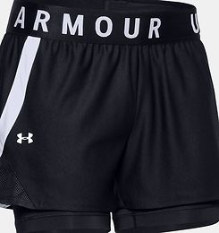 Under Armour Play Up 2-in-1 Shortsit musta