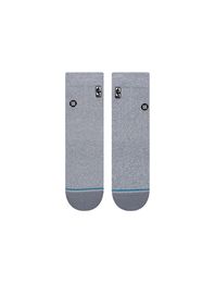 Stance NBA Logoman ST QTR lyhytvartiset sukat harmaa