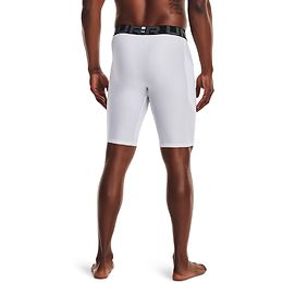 Under Armour HeatGear pitkät kompressioshortsit valkoinen