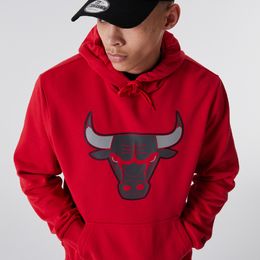 New Era Chicago Bulls Outline Logo huppari punainen