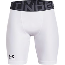 Under Armour HeatGear lasten kompressioshortsit valkoinen