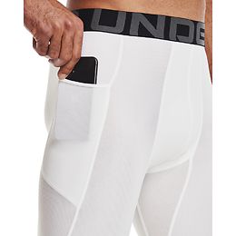 Under Armour HeatGear 3/4 kompressiohousut valkoinen