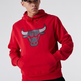 New Era Chicago Bulls Outline Logo huppari punainen