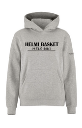 Helmi Basket Craft huppari harmaa naisten leikkaus