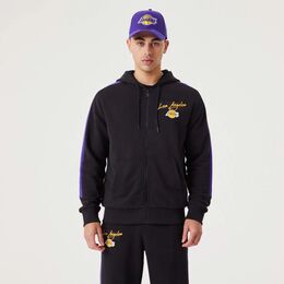 New Era Los Angeles Lakers NBA Script hupparitakki musta