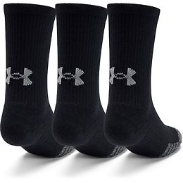 Under Armour Nuorten Heatgear Sukat 3-Pack Musta