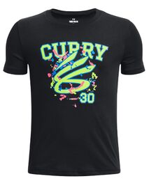 Under Armour Stephen Curry Logo t-paita junior musta