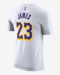 NIKE LAKERS LEBRON JAMES N&N T-PAITA